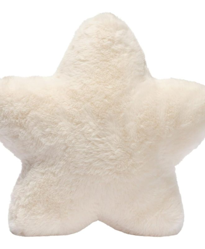 Star Shaped Plush Throw Pillow Soft Decorative Cushion