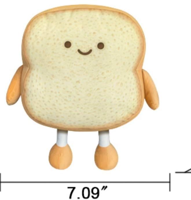 Toast Bread Plush Throw Pillow Cute Decorative Cushion