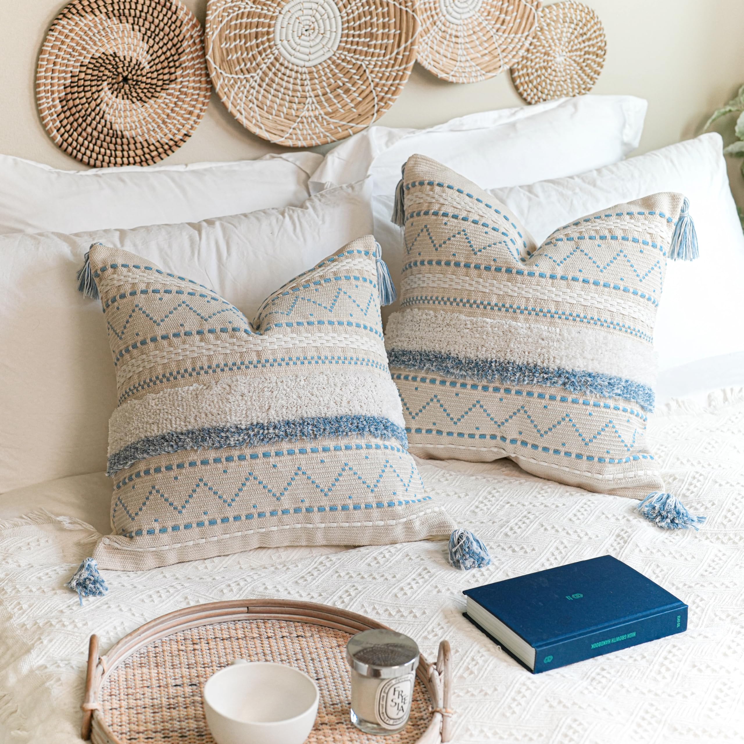 Boho Tassel Throw Pillow Covers Decorative Cushion Covers - Image 13