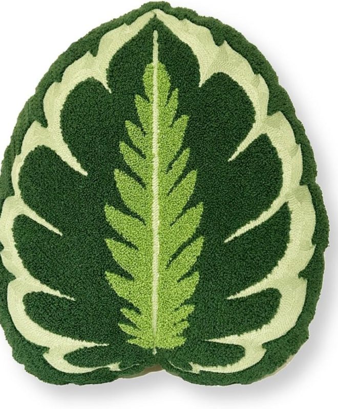 Leaf Shaped Throw Pillow 3D Decorative Cushion for Sofa and Bed
